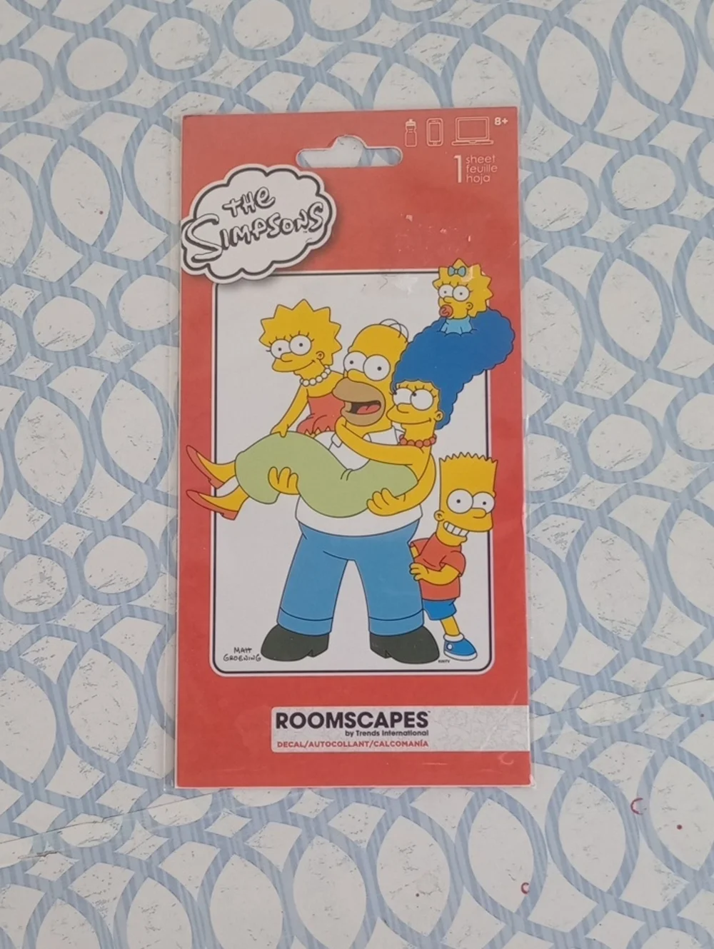The Simpsons Family Wall Decal by Roomscapes - Yellow, Blue, Red